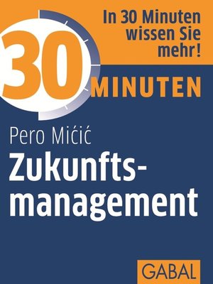 cover image of 30 Minuten Zukunftsmanagement